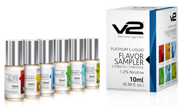 V2 Cigs E-liquid Flavor Samples
