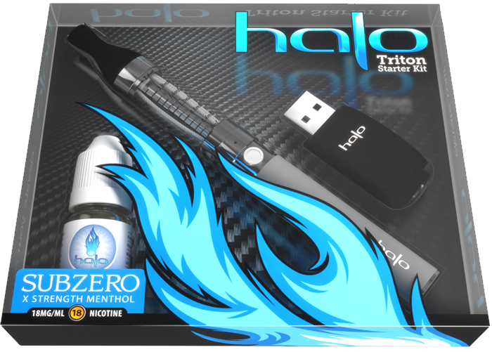 Halo Cigs ELiquid & ECig Triton Starter kit E Cig Brands