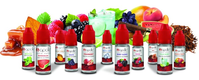 Apollo E-Cigs E-Liquid Bottles