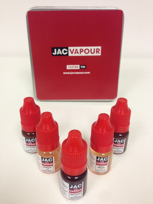 JAC Vapour E-Juice Taster Tin 4