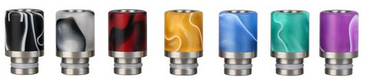 Acrylic and Stainless Steel Drip Tips