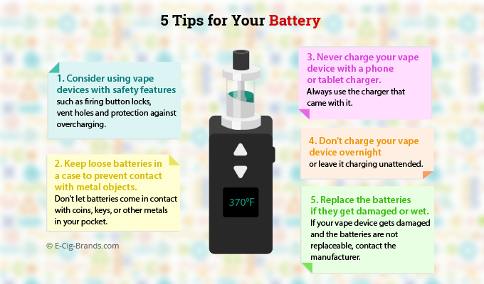5 tips for your vaping battery