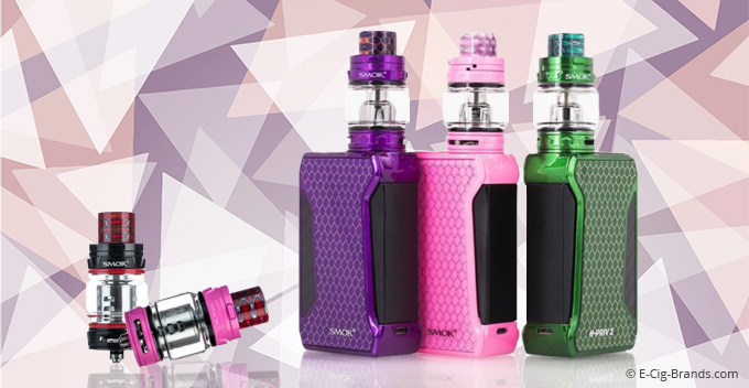 coulorful box mods from smok
